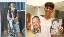 Aos 15 anos, aluno de escola estadual é o segundo artista a promover uma exposição cultural na Câmara de Sertãozinho