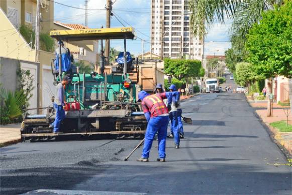 Serviços de recapeamento asfáltico continuam em ruas e avenidas do município