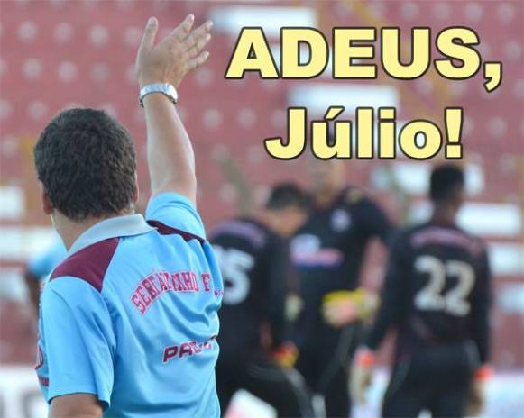 CAIU: Júlio Sérgio não é mais técnico do Sertãozinho