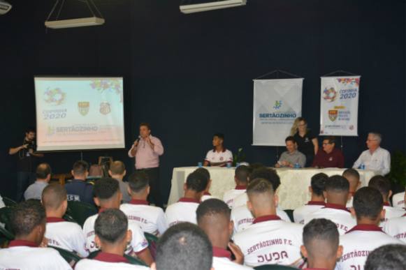 Base do Touro participa de coletiva de lançamento da Copa SP em Sertãozinho