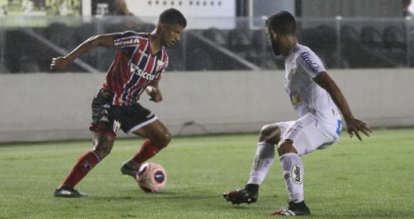 Botafogo perde do Santos na Vila Belmiro