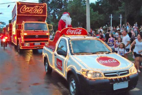 Locais e trajetos da caravana do Papai Noel da Coca-Cola em Sertãozinho não serão divulgados para evitar aglomerações