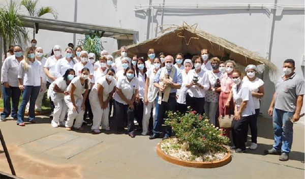 Santa Casa de Sertãozinho dá início às comemorações natalinas com Benção de seu Presépio