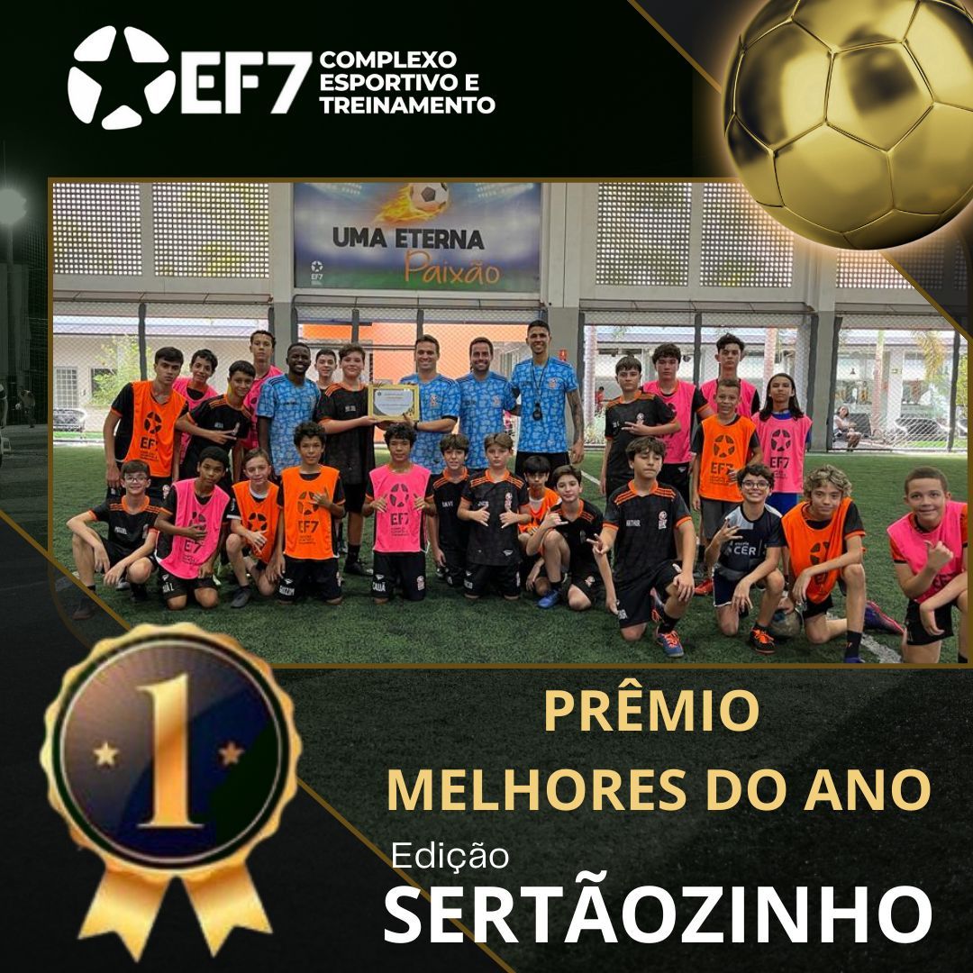 Pesquisa aponta EF7 como melhor escola de futebol de Sertãozinho