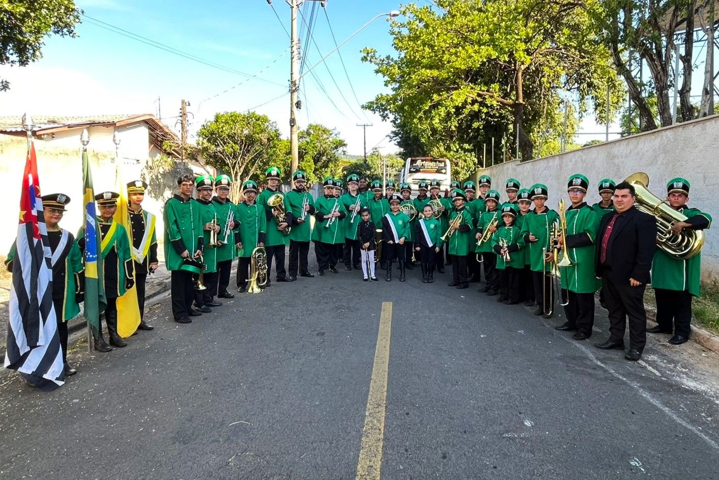 Banda Marcial da Juventude é campeã brasileira de fanfarras