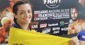 Paty Borges participa do “Jungle Fight”