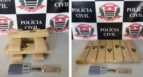 Polícia prende homem suspeito de drogas