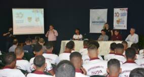 Base do Touro participa de coletiva de lançamento da Copa SP em Sertãozinho