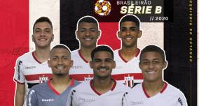 Seis atletas das categorias de base são inscritos na Série B do Brasileiro