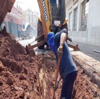 RIBEIRÃO - Daerp substitui redes antigas de água no Centro