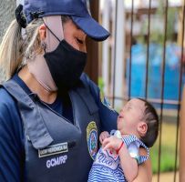 Ação da GCM salva bebê de 18 dias em Ribeirão Preto