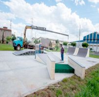 Prefeitura de Sertãozinho instala pista de skate no Jardim Europa