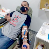 Banco de Sangue de Sertãozinho recebe a última etapa de 2021 da Campanha “Sangue Corinthiano”
