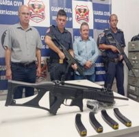 Guarda Civil Municipal conquista 3 novas armas semiautomáticas para reforço do patrulhamento