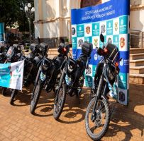 Prefeitura de Sertãozinho investe em novas motocicletas para GCM e trânsito