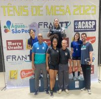 Sertãozinho sobe ao pódio do 4º Torneio Aberto de Tênis de Mesa